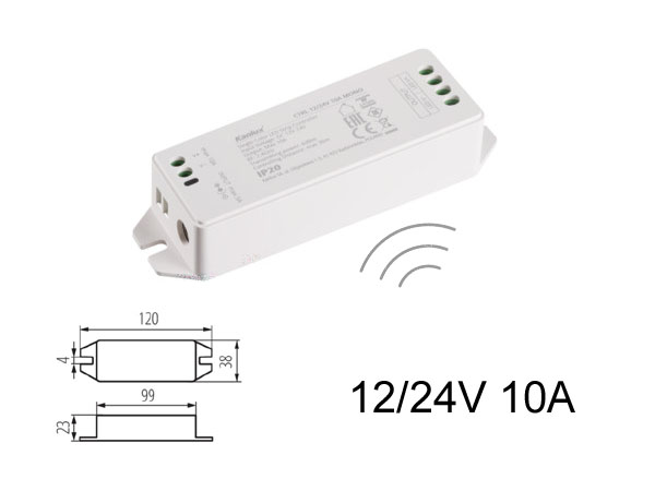 sf1224ctrl Controleur rcepteur supplmentaire pour tlcommande sf1224rmt / sf1224led