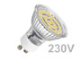 AMPOULE LED 3.6w GU10 230V blanc froid lumière du jour type SMD5050 haute puissance 300Lm grand angle 120°