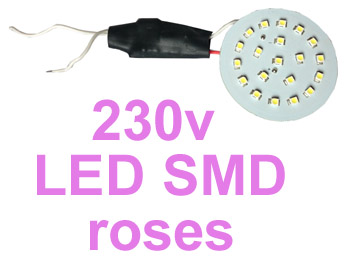 spare7010pk Platine de remplacement 220v 230v 2w  20 LED ROSES pour spot de sol compatible Hipow Siageo