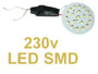 Platine de remplacement 220v 230v 2w à 20 LED BLANC CHAUD 3000K pour spot de sol