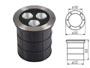 Spot encastrable extrieur tanche IP67 rond 26cm 230v 45w 3600Lm 4000K pour clairage de facade, batiments, grands arbres.