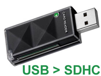usb2sdhc Mini lecteur USB pour carte mmoire SD / SDHC / SDXC