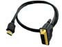 Cable / cordon HDMI - DVI male-male OR HDCP L=1m