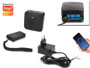 Kit télécommande sans fil + récepteur 230v et 12v à 2 canaux à relais 433 Mhz compatible smartphone via Tuya et wifi