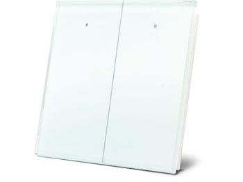 vmbgp2w VELBUS Module de commande en finition verre avec touches tactiles doubles, blanc