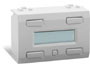 VELBUS Module de commande avec afficheur lcd configurable 32 fonctions et sauvegarde de l'heure et de la date, blanc